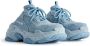 Balenciaga Triple S denim sneakers Blauw - Thumbnail 2