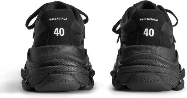 Balenciaga Triple S sneakers met vlakken Zwart