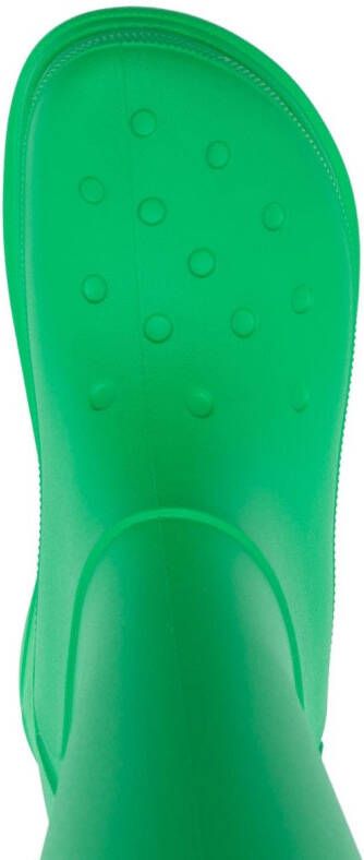 Balenciaga x Crocs chunky regenlaarzen Groen