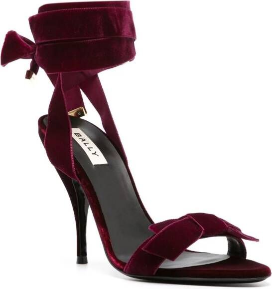 Bally Anitta sandalen met strikdetail Rood