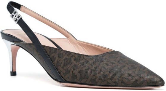 Bally Edeline pumps met monogram Zwart