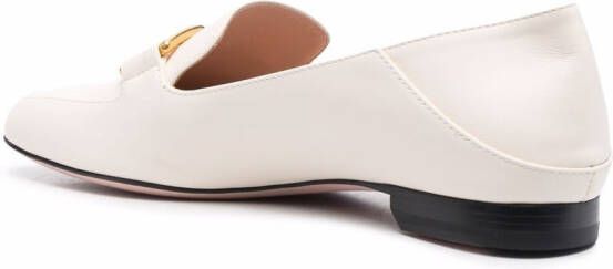 Bally Ella leren loafers Beige