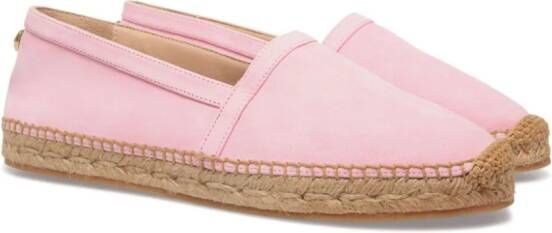 Bally Espadrilles met logoplakkaat Roze