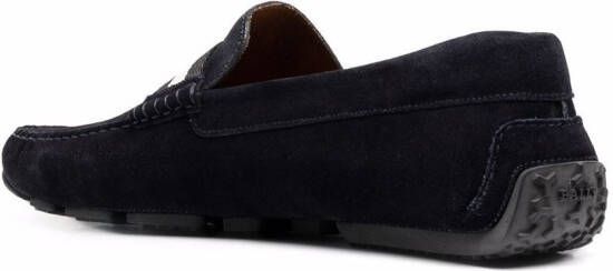 Bally Gestreepte loafers Blauw