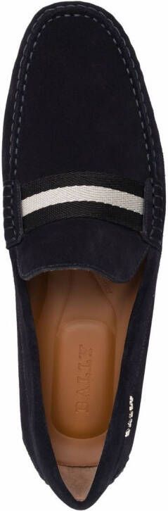 Bally Gestreepte loafers Blauw