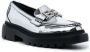 Bally Gioia leren loafers Zilver - Thumbnail 2