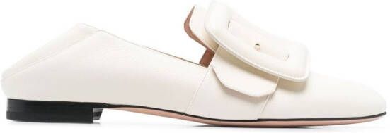 Bally Janelle loafers met gesp Wit