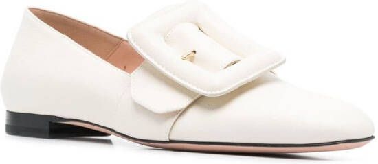 Bally Janelle loafers met gesp Wit