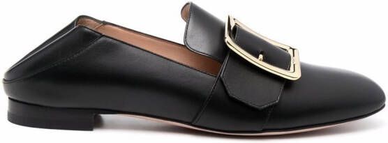 Bally Janelle loafers met gesp Zwart