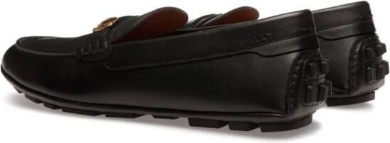 Bally Keeper leren bootschoenen Zwart