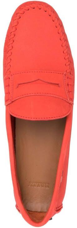 Bally Lamby leren loafers Oranje