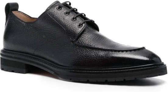 Bally Leren Derby schoenen Zwart