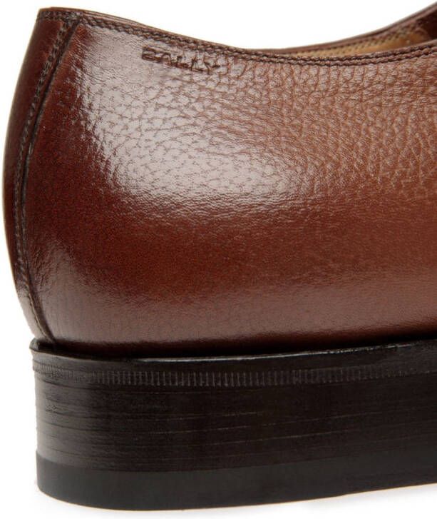 Bally Leren penny loafers Bruin