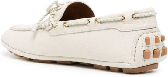 Bally Leren loafers Wit