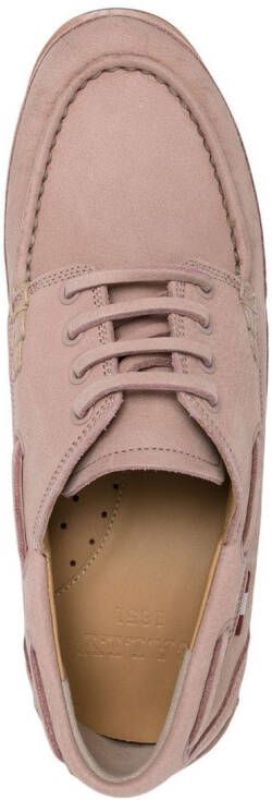 Bally Leren mocassins Roze