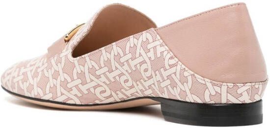 Bally Loafers met logoprint Roze