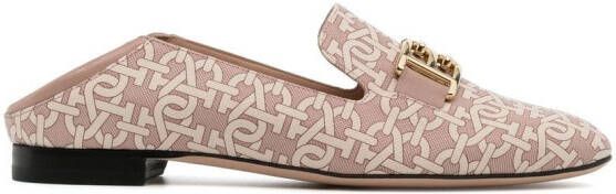 Bally Loafers met logoprint Roze