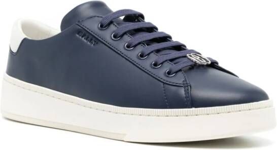 Bally Leren sneakers Blauw