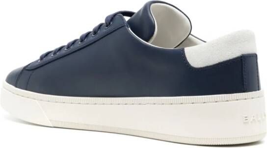 Bally Leren sneakers Blauw