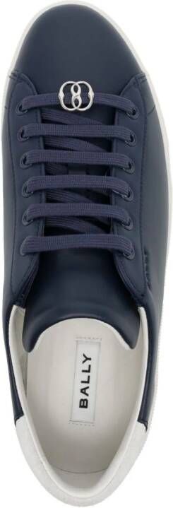 Bally Leren sneakers Blauw