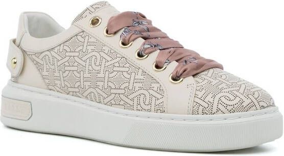 Bally Malya sneakers met monogram Wit