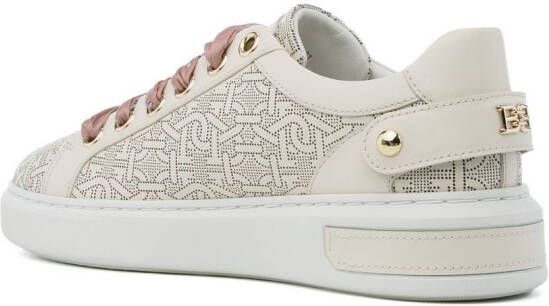 Bally Malya sneakers met monogram Wit