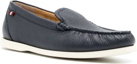 Bally Nadim leren loafers Blauw