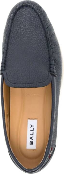 Bally Nadim leren loafers Blauw