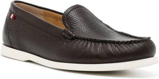 Bally Nadim leren loafers Bruin