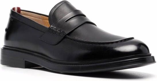 Bally Nitus leren loafers Zwart