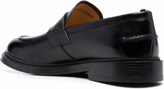 Bally Nitus leren loafers Zwart