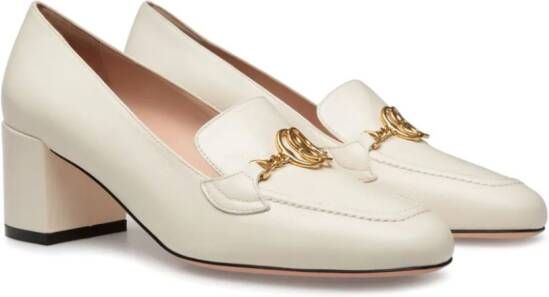 Bally Obrien leren pumps Beige