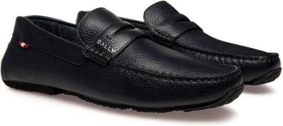 Bally Palsy leren loafers Zwart