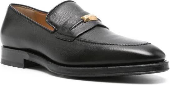 Bally Plume leren loafers Zwart