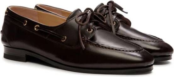 Bally Plume leren mocassins Bruin