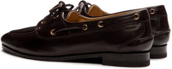 Bally Plume leren mocassins Bruin