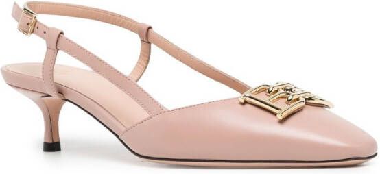 Bally Pumps met kitten hak Roze