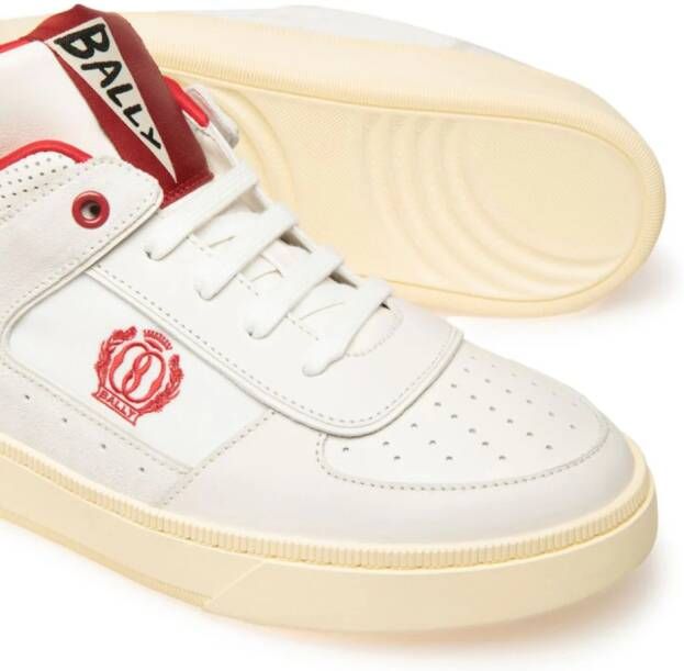 Bally Sneakers met geborduurd logo Wit