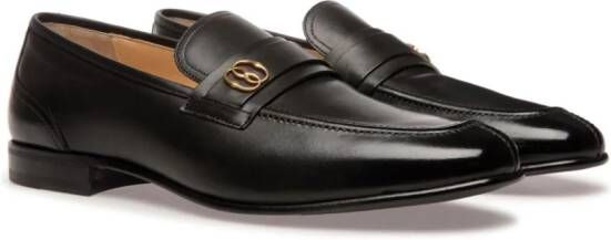 Bally Sadei loafers met logoplakkaat Zwart