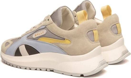 Bally Sneakers met colourblocking Beige