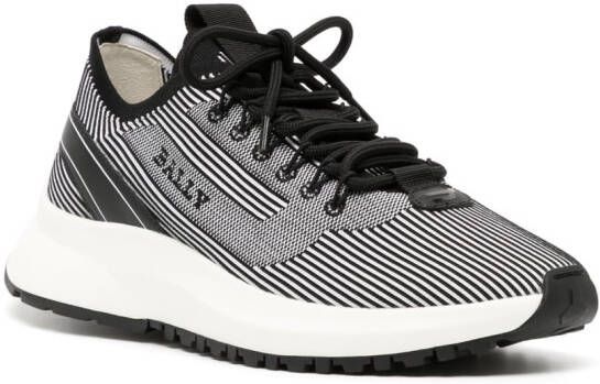 Bally Sneakers met diagonale streep Zwart