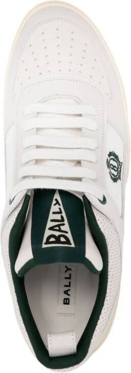 Bally Sneakers met geborduurd logo Wit