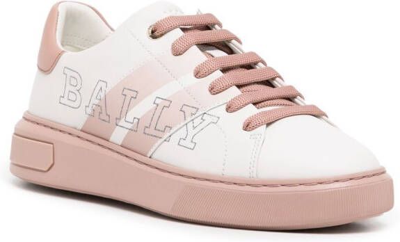 Bally Sneakers met glitter Wit