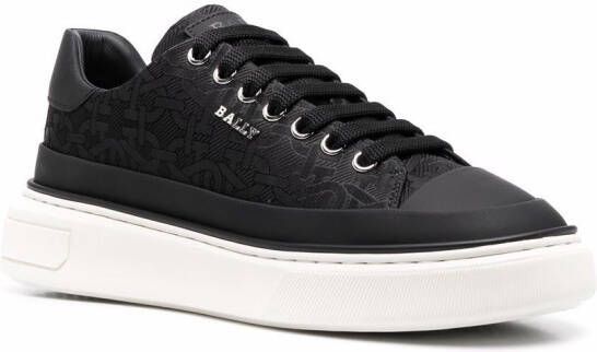 Bally Sneakers met kettingprint Zwart