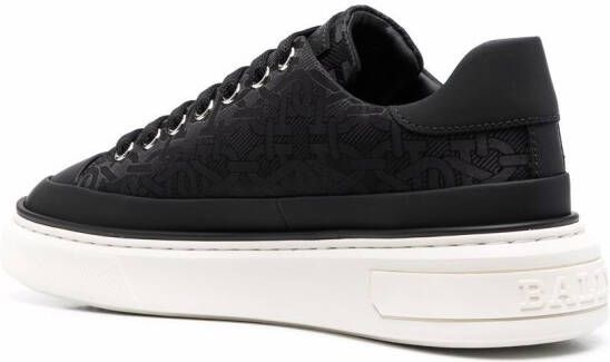 Bally Sneakers met kettingprint Zwart