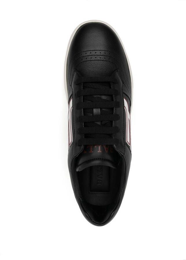 Bally Sneakers met logopatch Zwart