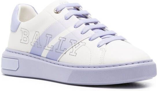 Bally Sneakers met logoprint Wit