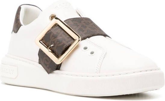 Bally Sneakers met monogram patroon Wit