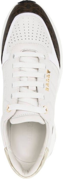 Bally Sneakers met monogram vlakken Wit