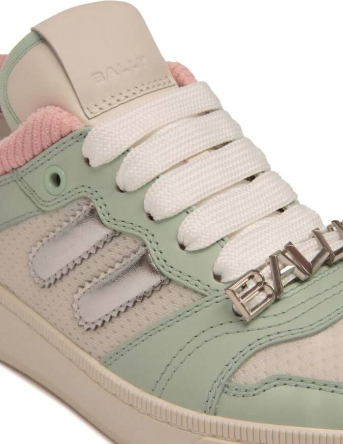 Bally Sneakers met vlakken Groen